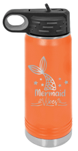 Load image into Gallery viewer, Mermaid Laser Engraved Water Bottle
