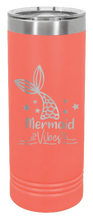 Load image into Gallery viewer, Mermaid Laser Engraved Skinny Tumbler (Etched)
