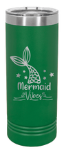 Load image into Gallery viewer, Mermaid Laser Engraved Skinny Tumbler (Etched)
