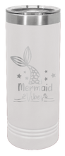 Load image into Gallery viewer, Mermaid Laser Engraved Skinny Tumbler (Etched)
