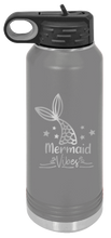 Load image into Gallery viewer, Mermaid Laser Engraved Water Bottle
