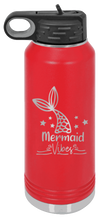 Load image into Gallery viewer, Mermaid Laser Engraved Water Bottle
