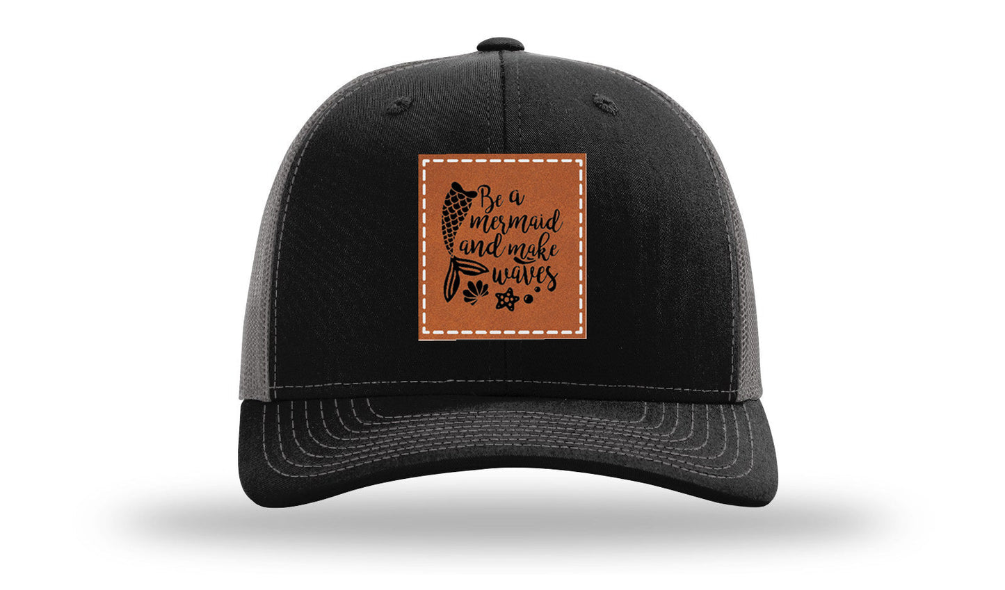 Mermaid Vibes Leather Patch Richardson 112 Hat