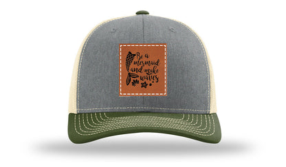 Mermaid Vibes Leather Patch Richardson 112 Hat