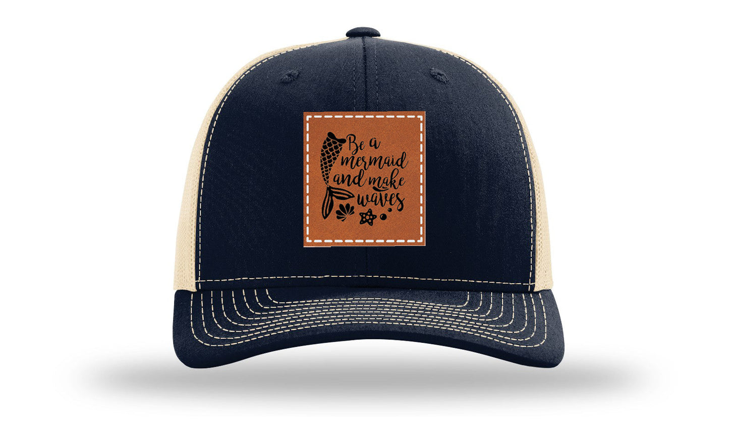 Mermaid Vibes Leather Patch Richardson 112 Hat