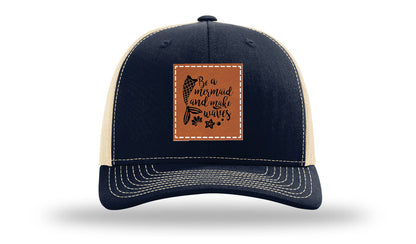 Mermaid Vibes Leather Patch Richardson 112 Hat