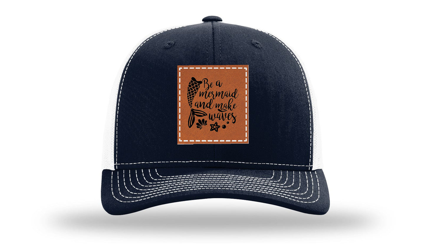 Mermaid Vibes Leather Patch Richardson 112 Hat
