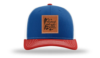 Mermaid Vibes Leather Patch Richardson 112 Hat