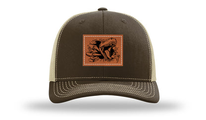 Dino T-Rex  Leather Patch Richardson 112 Hat-Brown / Khaki
