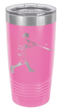 Load image into Gallery viewer, Baseball Player Laser Engraved Tumbler (Etched)
