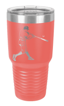 Load image into Gallery viewer, Baseball Player Laser Engraved Tumbler (Etched)
