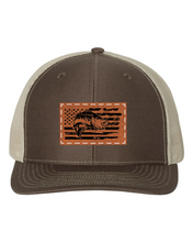 Load image into Gallery viewer, Bass Flag Leather Patch Richarson 112 Hat
