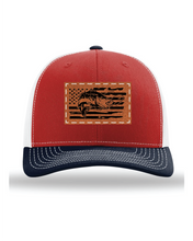 Load image into Gallery viewer, Bass Flag Leather Patch Richarson 112 Hat
