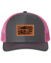 Load image into Gallery viewer, Bass Flag Leather Patch Richarson 112 Hat
