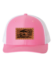 Load image into Gallery viewer, Bass Flag Leather Patch Richarson 112 Hat
