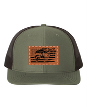 Load image into Gallery viewer, Bass Flag Leather Patch Richarson 112 Hat
