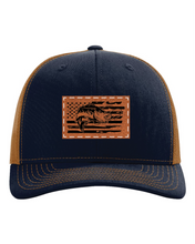 Load image into Gallery viewer, Bass Flag Leather Patch Richarson 112 Hat
