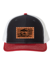 Load image into Gallery viewer, Bass Flag Leather Patch Richarson 112 Hat
