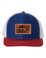 Load image into Gallery viewer, Bass Flag Leather Patch Richarson 112 Hat
