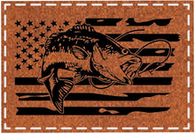 Load image into Gallery viewer, Bass Flag Leather Patch Richarson 112 Hat
