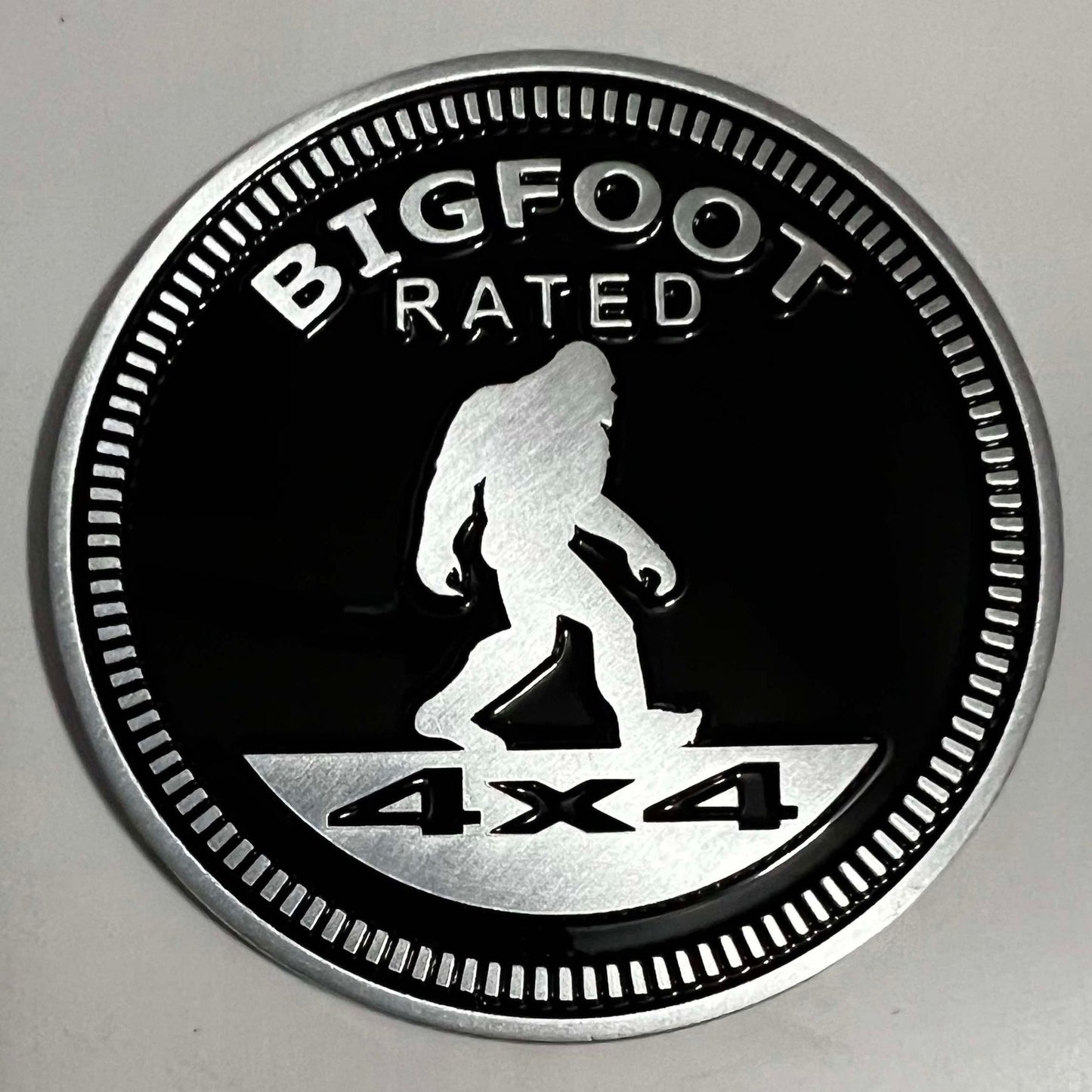 Bigfoot Rated Fender Badge Emblem-