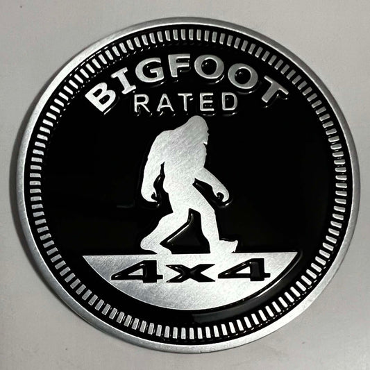 Bigfoot Rated Fender Badge Emblem-