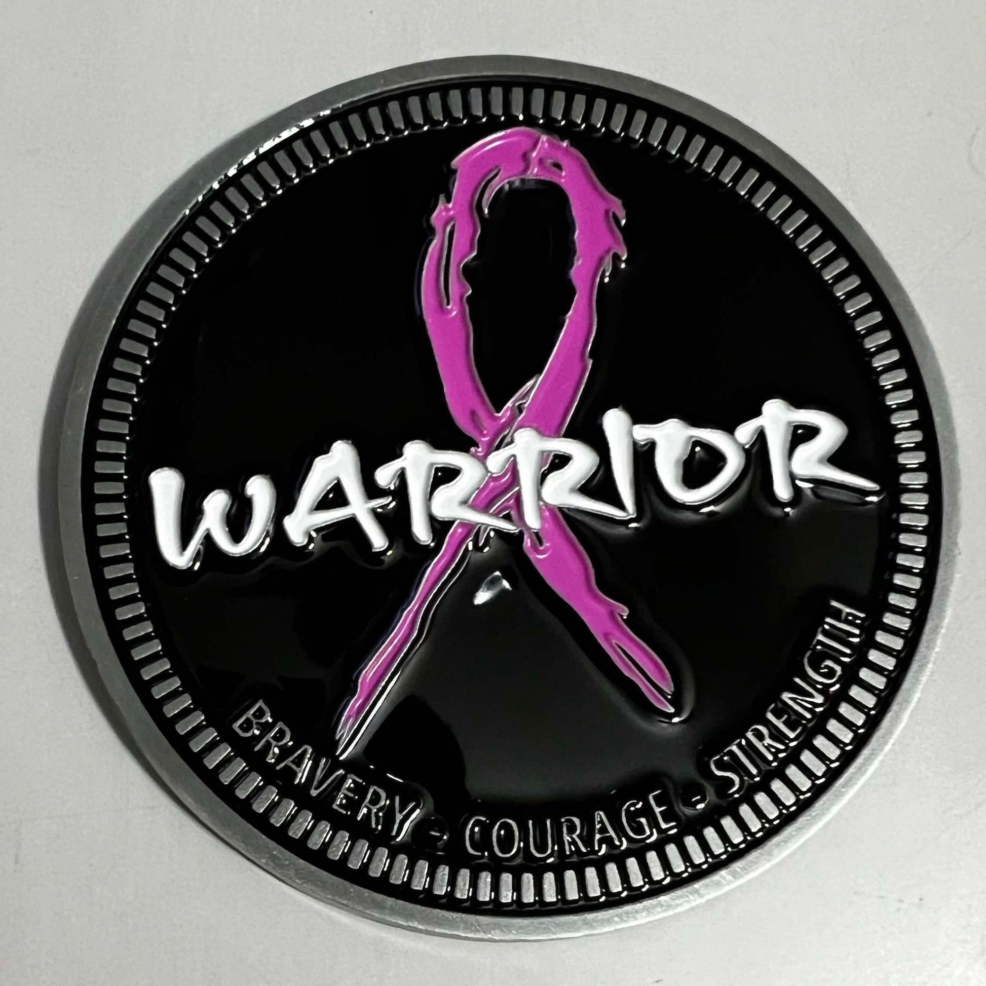 Breast Cancer Warrior Fender Badge Emblem-