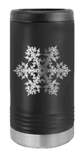 Load image into Gallery viewer, Snowflake Laser Engraved Slim Can Insulated Koosie
