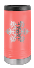 Load image into Gallery viewer, Snowflake Laser Engraved Slim Can Insulated Koosie
