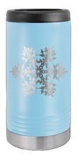 Load image into Gallery viewer, Snowflake Laser Engraved Slim Can Insulated Koosie
