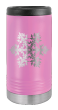 Load image into Gallery viewer, Snowflake Laser Engraved Slim Can Insulated Koosie
