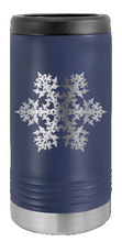 Load image into Gallery viewer, Snowflake Laser Engraved Slim Can Insulated Koosie
