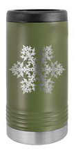 Load image into Gallery viewer, Snowflake Laser Engraved Slim Can Insulated Koosie
