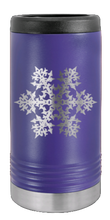 Load image into Gallery viewer, Snowflake Laser Engraved Slim Can Insulated Koosie
