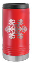 Load image into Gallery viewer, Snowflake Laser Engraved Slim Can Insulated Koosie
