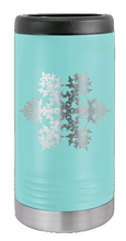 Load image into Gallery viewer, Snowflake Laser Engraved Slim Can Insulated Koosie
