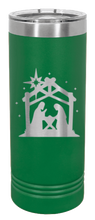 Load image into Gallery viewer, Nativity Laser Engraved Skinny Tumbler (Etched)
