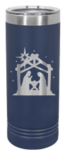 Load image into Gallery viewer, Nativity Laser Engraved Skinny Tumbler (Etched)
