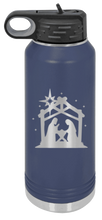 Load image into Gallery viewer, Nativity Laser Engraved Water Bottle (Etched)
