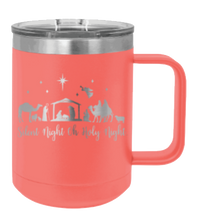 Load image into Gallery viewer, Nativity Scene Laser Engraved (Etched) Mug
