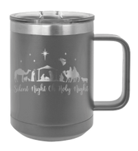 Load image into Gallery viewer, Nativity Scene Laser Engraved (Etched) Mug
