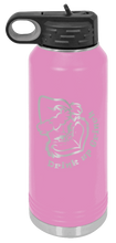 Load image into Gallery viewer, Drink Up Grinch Laser Engraved Water Bottle (Etched)
