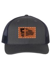 Load image into Gallery viewer, Cross Flag Leather Patch Richarson 112 Hat
