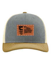 Load image into Gallery viewer, Cross Flag Leather Patch Richarson 112 Hat
