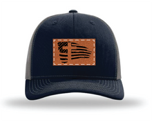 Load image into Gallery viewer, Cross Flag Leather Patch Richarson 112 Hat
