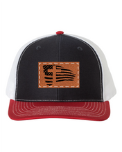 Load image into Gallery viewer, Cross Flag Leather Patch Richarson 112 Hat
