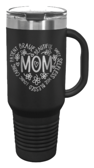 Mom 40oz Handle Mug Laser Engraved