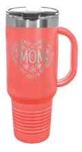 Load image into Gallery viewer, Mom 40oz Handle Mug Laser Engraved
