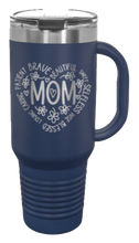 Load image into Gallery viewer, Mom 40oz Handle Mug Laser Engraved
