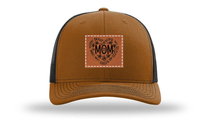 Mom Leather Patch Richardson 112 Hat